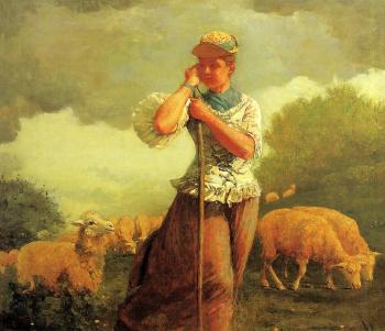 溫斯洛 荷默 The Shepherdess of Houghton Farm